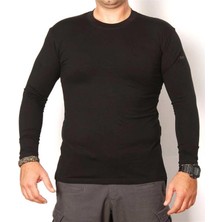 YDS T-SHIRT PRO UZUN KOLLU -SİYAH