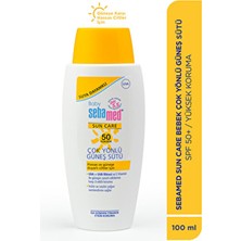 Sebamed Bebek Güneş Sütü Losyonu SPF 50 100 ml Tüm Cilt Tipleri İçin Suya Dayanıklı Koruma