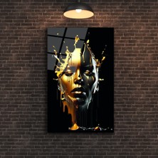 Marsilyan Vitray Dans Eden Kadın Cam Tablo