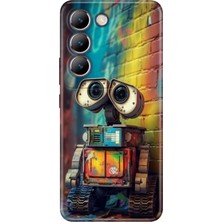 Vivo V30 Lite Kılıf Desenli Baskılı Tpu Rubber Kapak Robotic