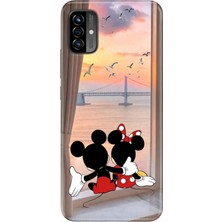 Reeder P13 Blue Max Pro Lite 2022 Kılıf Desenli Baskılı Tpu Rubber Kapak Sevimli Aşıklar