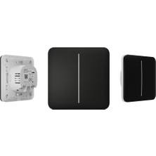 AJAX LightCore (2-gang/2-way) Jeweller Akıllı Dokunmatik 2 Yönlü Işık Anahtarı