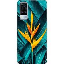 Senada Vivo Y51 Kılıf Desenli Baskılı Tpu Rubber Kapak Bloom