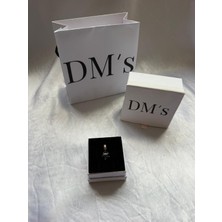 DMs Silver Siyah Galaksi Yıldızı Gümüş Charm'ı