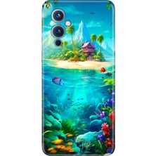 Senada Oneplus 9 Kılıf Desenli Baskılı Tpu Rubber Kapak Island