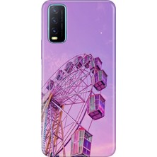 Senada Vivo Y11S Y20 Y20S Kılıf Desenli Baskılı Tpu Rubber Kapak Dönme Dolap