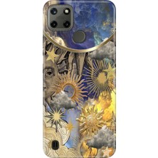 Senada iPhone 7 Plus - 8 Plus Kılıf Desenli Baskılı Tpu Rubber Kapak Güneş