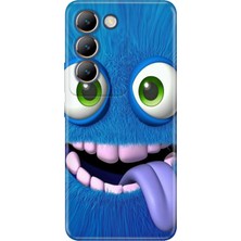 Senada Vivo V30 Lite Kılıf Desenli Baskılı Tpu Rubber Kapak Bluemonster