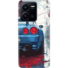 Senada Vivo Y22S Y35 Kılıf Desenli Baskılı Tpu Rubber Kapak Gtrr
