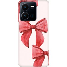 Vivo Y22S Y35 Kılıf Desenli Baskılı Tpu Rubber Kapak Kurdele Sanat
