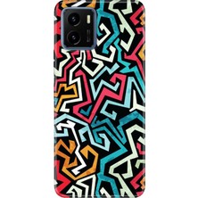Senada Vivo Y15S Kılıf Desenli Baskılı Tpu Rubber Kapak Graffiti