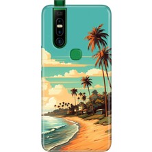 Infinix S5 Pro Kılıf Desenli Baskılı Tpu Rubber Kapak Malibu