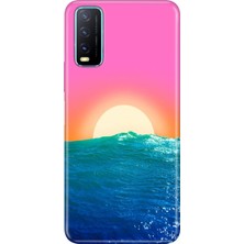 Senada Vivo Y11S Y20 Y20S Kılıf Desenli Baskılı Tpu Rubber Kapak Güneşin Doğumu