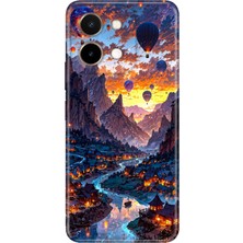 Senada Vivo Y28 Kılıf Desenli Baskılı Tpu Rubber Kapak Kapadokya Art