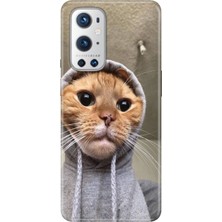 Oneplus 9 Pro Kılıf Desenli Baskılı Tpu Rubber Kapak Selfie Kedicik