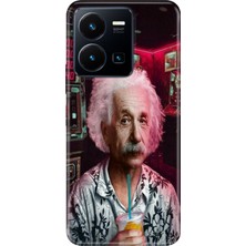 Senada Vivo Y22S Y35 Kılıf Desenli Baskılı Tpu Rubber Kapak Albert