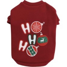 Gedyco Hohoho Bordo Küçük Irk Köpek Likralı Sweatshirt