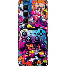 Senada Infinix Hot 50 Pro Plus 5g Kılıf Desenli Baskılı Tpu Rubber Kapak Gamer