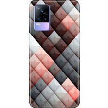 Senada Vivo V21E Kılıf Desenli Baskılı Tpu Rubber Kapak Gabri