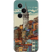 Senada Honor 400 Pro Kılıf Desenli Baskılı Tpu Rubber Kapak Galata