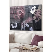 Marsilyan Şakayık Çiçek| Çiçek Temalı Cam Tablo | 50X70 cm
