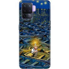 Senada Oppo Reno 5 Lite Kılıf Desenli Baskılı Tpu Rubber Kapak Artgogh