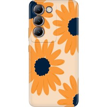 Senada Vivo V30 Lite Kılıf Desenli Baskılı Tpu Rubber Kapak Flower Draw