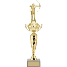 ODAK KUPA - Figürlü Kupalar - Okçu Figürlü Kupalar FG-076 B - 52 cm