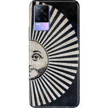 Adasena Vivo V21E Kılıf Desenli Baskılı Tpu Rubber Kapak Roma Seramik