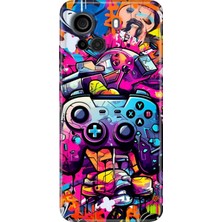 Senada Casper Via F30 Kılıf Desenli Baskılı Tpu Rubber Kapak Gamer