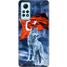 Adasena Xiaomi Redmi Note 12 Pro 4g Kılıf Desenli Baskılı Tpu Rubber Kapak Türk Tc