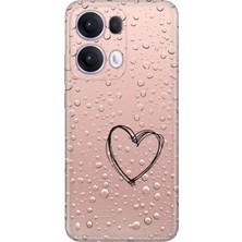 Senada Oppo Reno 13 Pro Kılıf Desenli Baskılı Tpu Rubber Kapak Kalbim