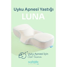 Softlife LUNA Visko Apne Yastığı Horlama Azaltıcı Ortopedik Visco Yastık 67x36x13cm