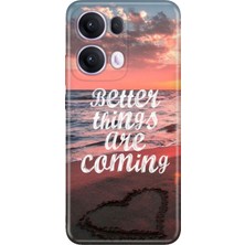 Senada Oppo Reno 13 Pro Kılıf Desenli Baskılı Tpu Rubber Kapak Coming