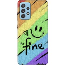 Senada Samsung Galaxy A52 Kılıf Desenli Baskılı Tpu Rubber Kapak Fine