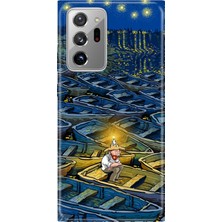 Senada Samsung Galaxy Note 20 Ultra Kılıf Desenli Baskılı Tpu Rubber Kapak Artgogh