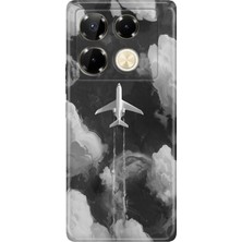 Senada Infinix Note 40 Pro 5g Kılıf Desenli Baskılı Tpu Rubber Kapak Bulutların Arasında