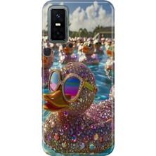 Senada Infinix Gt 30 Pro Kılıf Desenli Baskılı Tpu Rubber Kapak Işıltılı Hayat