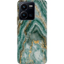 Senada Vivo Y22S Y35 Kılıf Desenli Baskılı Tpu Rubber Kapak Granit