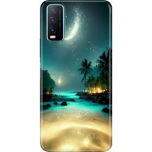 Vivo Y11S Y20 Y20S Kılıf Desenli Baskılı Tpu Rubber Kapak Rüya Ada