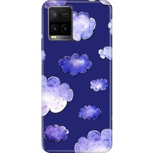 Vivo Y32 Y33S Kılıf Desenli Baskılı Tpu Rubber Kapak Rüyadaki Bulut