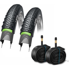 Heugers Obor 27.5x2.10 Zırhlı Dış ve Iç Lastik Seti - 3 mm Green Shield & Jet Compound