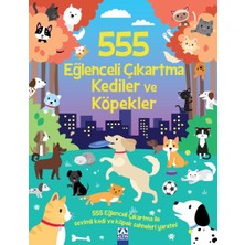 Hayat Store 555 Eğlenceli Çıkartma Kediler ve Köpekler