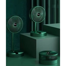 Skygo Katlanabilir Uzayabilir Taşınabilir Kablosuz Şarjlı Portatif Masa Üstü Fan