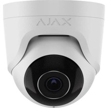 AJAX TurretCam (8 Mp/4 mm) Kablolu AI Destekli Güvenlik IP Kamerası Beyaz