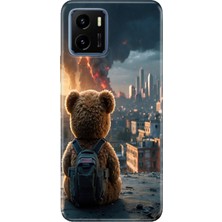 Vivo Y15S Kılıf Desenli Baskılı Tpu Rubber Kapak No Warr
