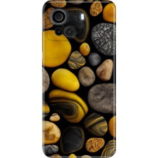 Casper Via F30 Kılıf Desenli Baskılı Tpu Rubber Kapak Renkli Taşlar