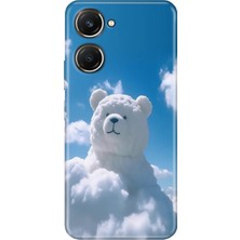 Adasena Vivo Y18 Kılıf Desenli Baskılı Tpu Rubber Kapak Teddy Cloud