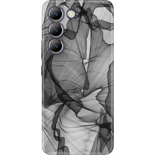 Senada Vivo V30 Lite Kılıf Desenli Baskılı Tpu Rubber Kapak Black Art