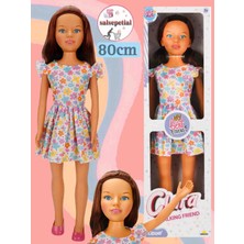 Salsepetial Büyük Boy Et Bebek 80 cm Yürüyüş Arkadaşım Clara Bebek 80 cm Oyuncak Bebek